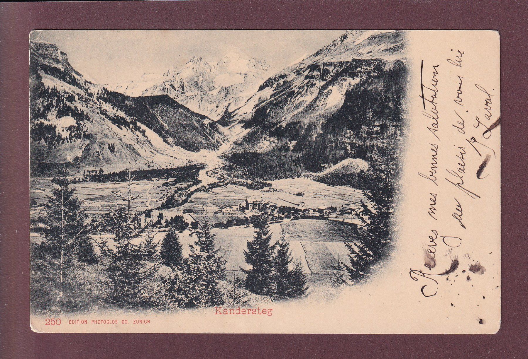 Cartes postales: KANDERSTEG - 1905 – D'occasion à Pully par nicecards