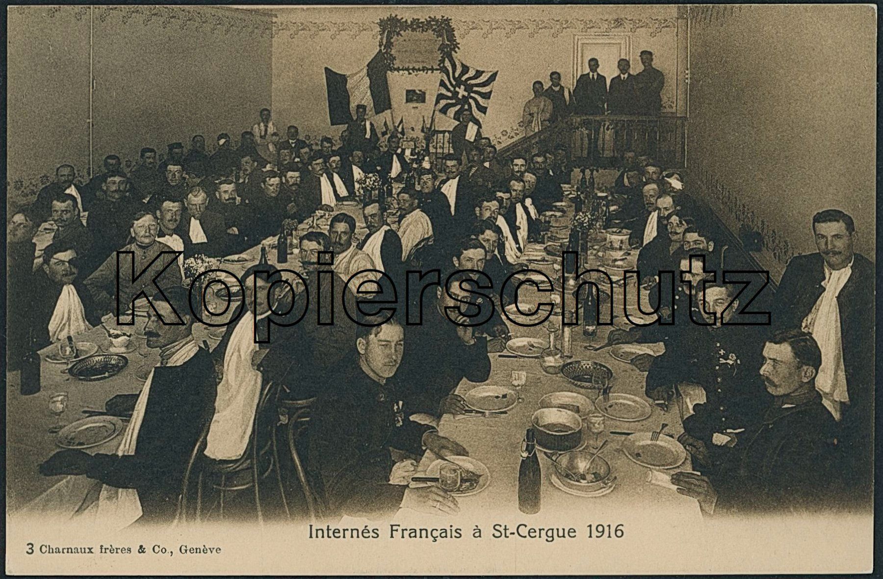 Cartoline postali: VD St. Cergue - Internierung - Militär – Usato da Schindellegi venduto da stationary