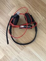 Headset mit Mikrofon rot USB gebraucht guter Zustand