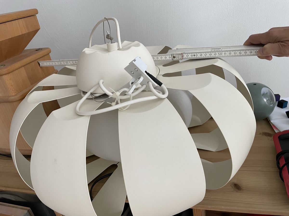 Ikea Lampadari & plafoniere: Hängelampe cremeweiss Ikea Design – Usato da Chur venduto da vintage775 4