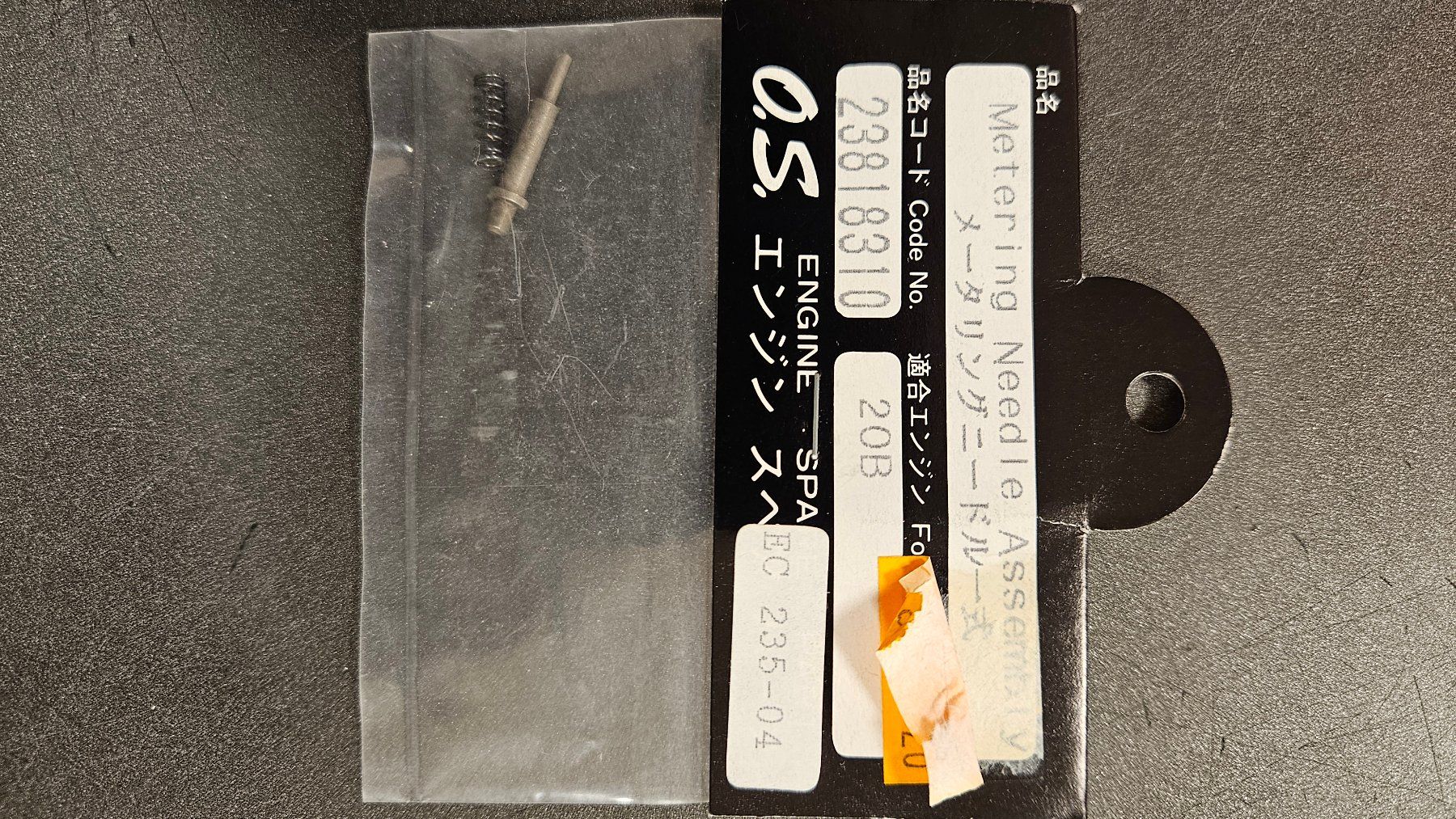 Motori: O.S. Engine Metering Needle Assembly 23818310 20B Neu! – Nuovo e nell'imballaggio originale da Vaduz venduto da Lipet