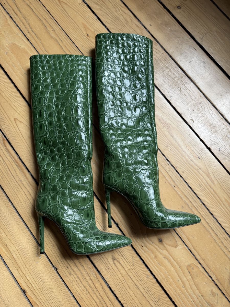 Damenschuhe: Paris Texas Croco Boots Size 38.5 – Neu (gemäss Beschreibung) aus Zürich von Romjana