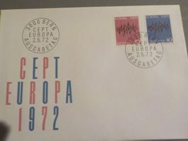 1972, FDC, Europa, Serie