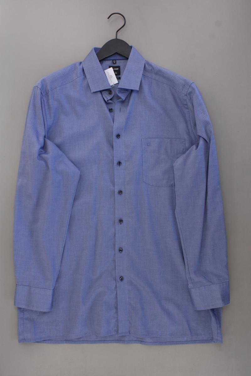Chemises: Olymp Langarmhemd Gr. Hemdgröße 44 blau – D'occasion à Neustadt an der Waldnaab par SecondLifeFashion