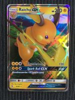 Pokemon Karte Raichu GX Hidden Fates Mint