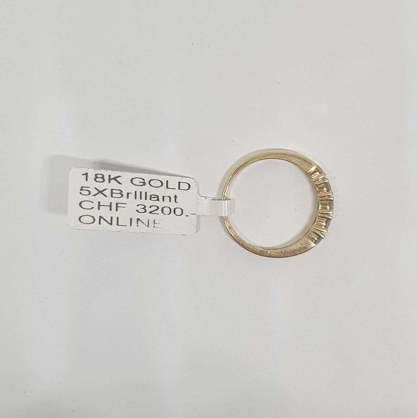 Bagues: Echt 18K Gold - Diamant Ring – D'occasion à Luzern par luzerngoldhaus 1