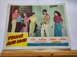 Filmplakat Lobby-Card von 1958 Young and Wild