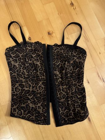 Corsetto Popilush leopardato, taglia M - Nuovo!