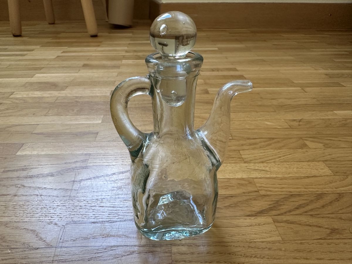 Caraffe: Vintage hand blown Spanish Glass Wine Pitcher – Usato da Lausanne venduto da brixton 3