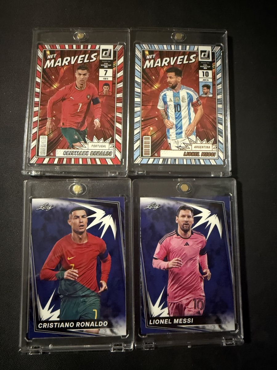 Carte collezionabili: Messi and Ronaldo card – Usato da S. Antonino venduto da Mc2495