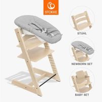 STOKKE Tripp Trapp Bundle Newborn Baby Set natur ungeöffnet!