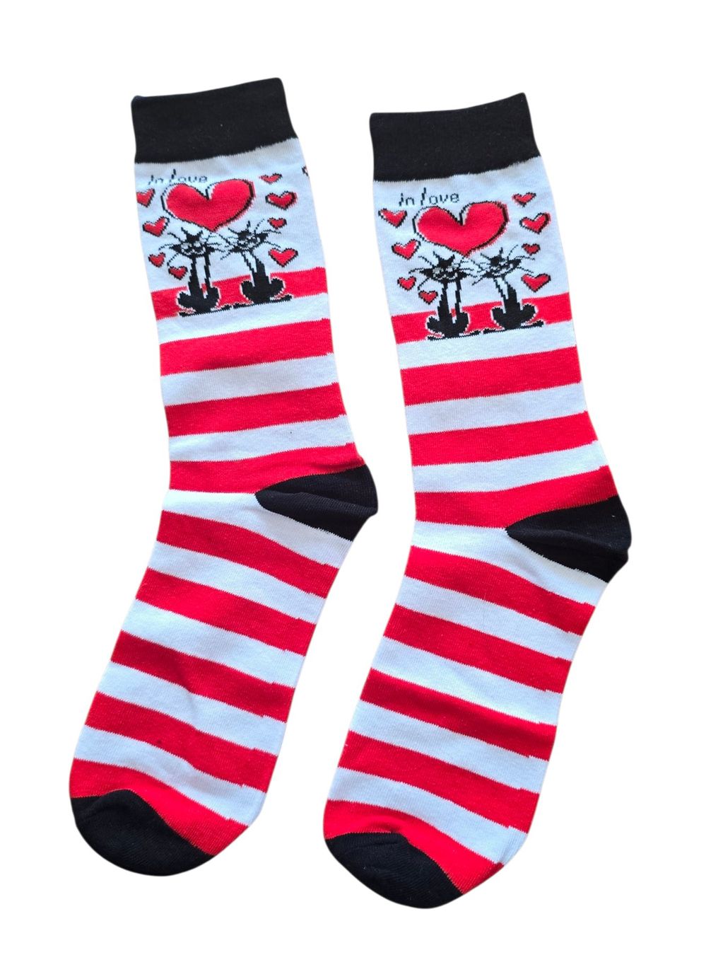 Calze: Socken Katzen / Cats in love – Nuovo e nell'imballaggio originale da Zürich venduto da amysmith 1