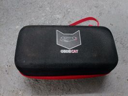OBDII CAT Hartschalenetui schwarz rot gebraucht 20cm