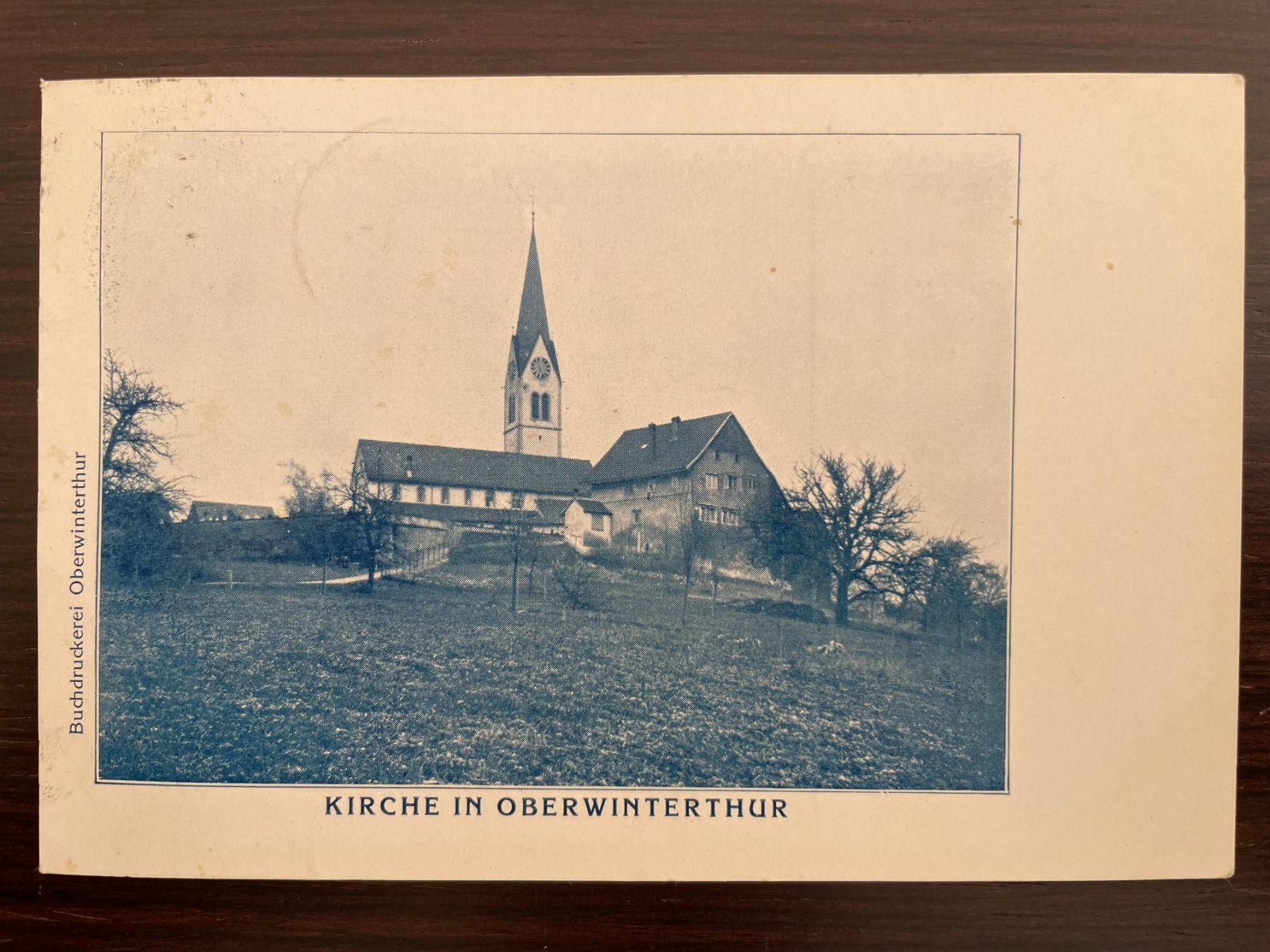 Cartoline postali: OBERWINTERTHUR Kirche, 2 Ansichtskarten – Usato da Wald ZH venduto da TLILEF 1