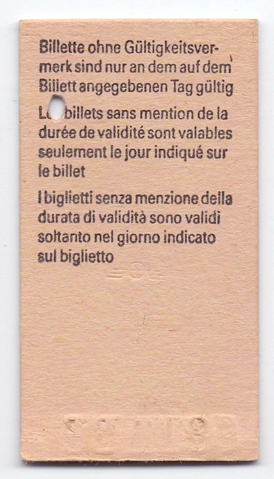 Biglietti: Billette Flüelen - Brunnen – Usato da Langenthal venduto da Sammlungs_aus 1