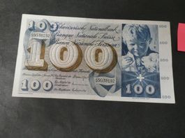 Schweiz 1967, 100 Franken