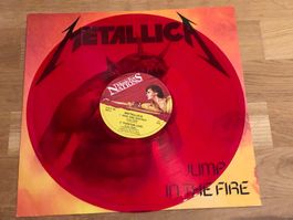 Metallica. 12“ Maxi. ROTES Vinyl. Sehr RAR. Jump in the Fire