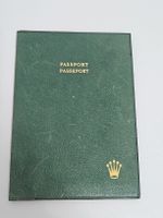 Rolex Reisepasshülle grün Leder Code 68.08.03 