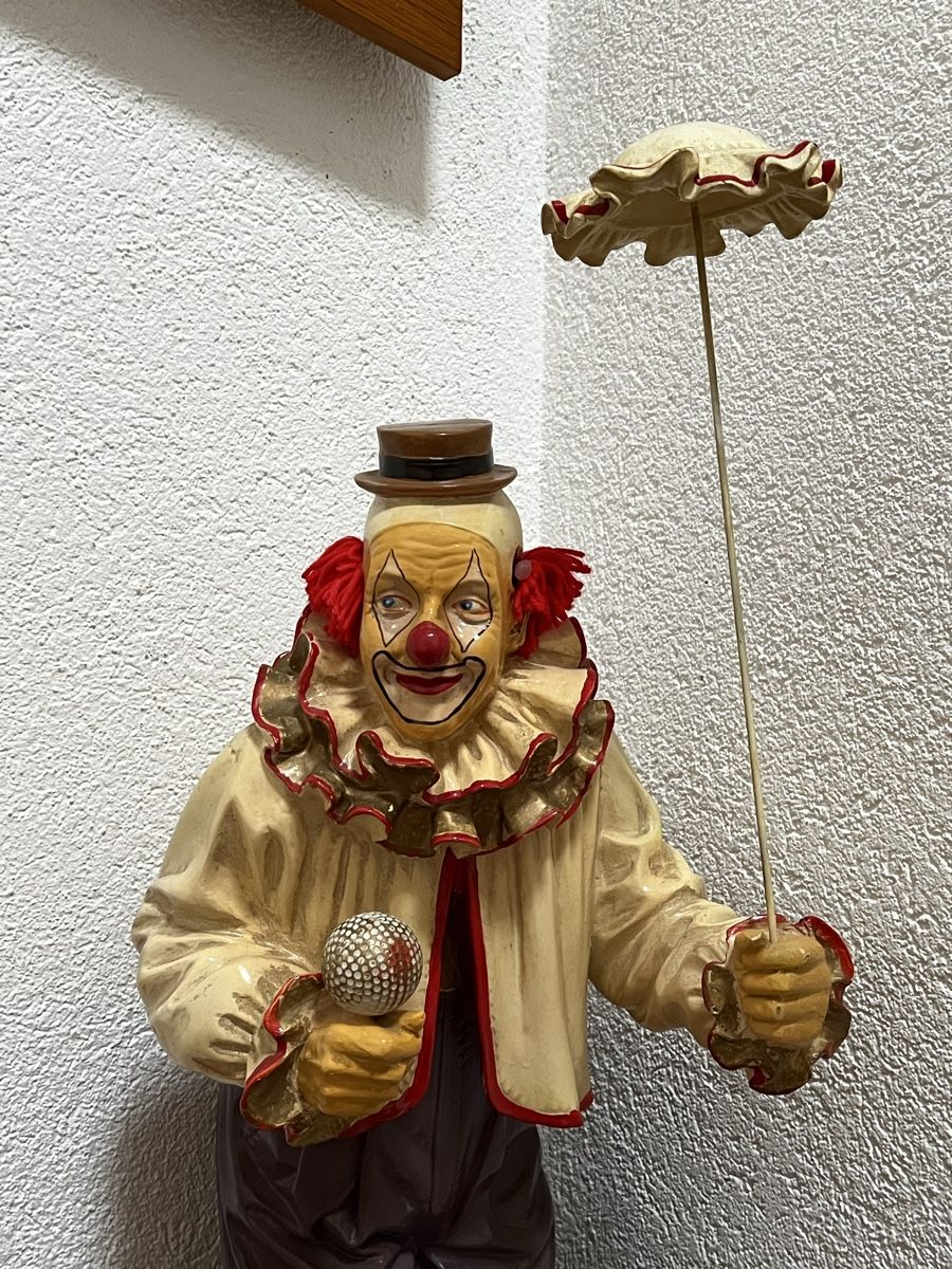 Statuette: Grosse Vintage Clown-Figur – Usato da Niederwangen BE venduto da KFI 2