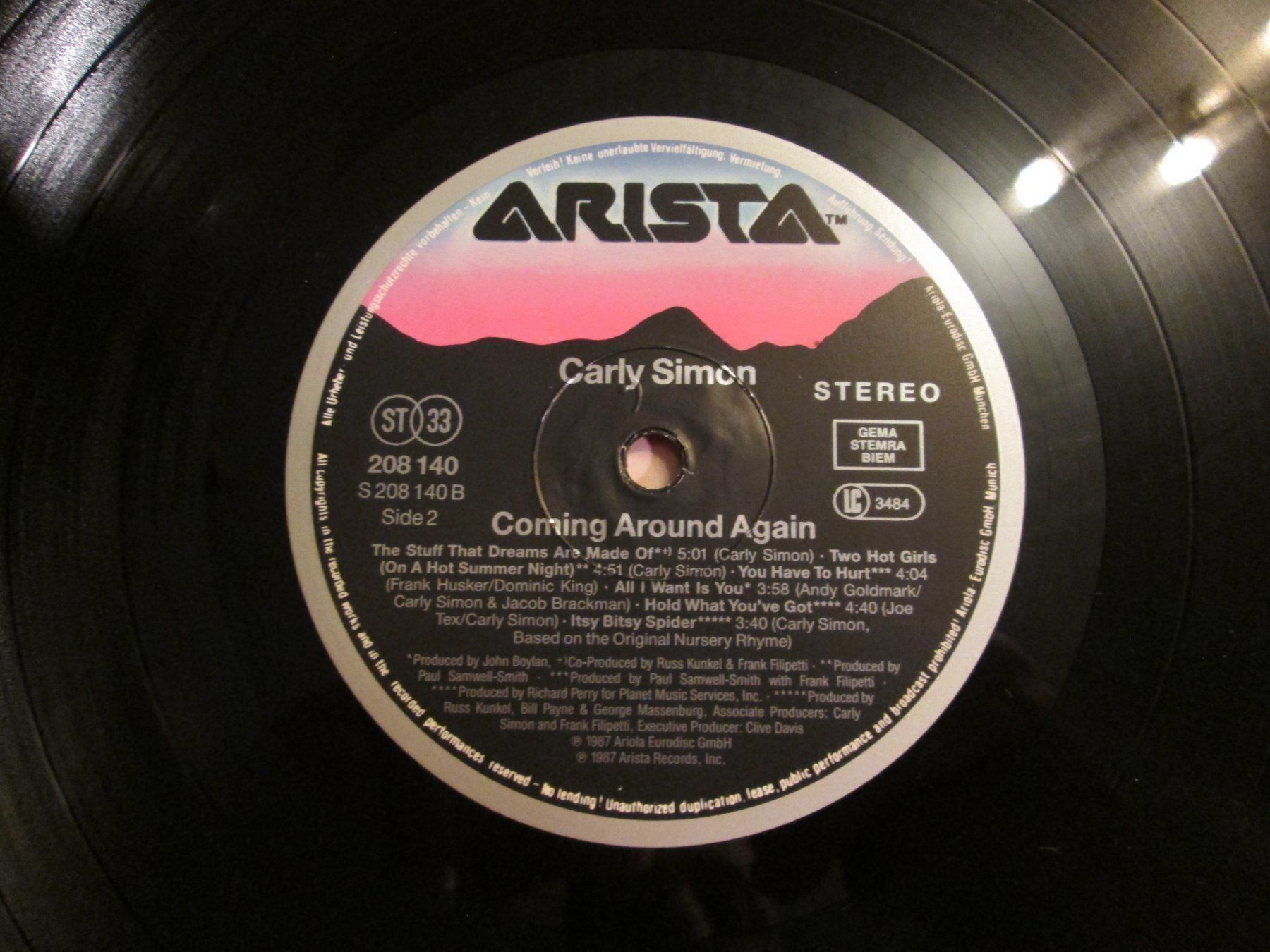Dischi in vinile: Carly Simon - Coming Around Again (Vinyle) – Usato da la Chaux-de-Fonds venduto da Lampe 2