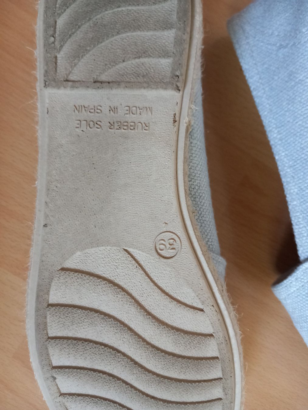 Scarpe da donna: Mules en tissu bleu/gris clair – Usato da Faoug venduto da per_kp6r 2