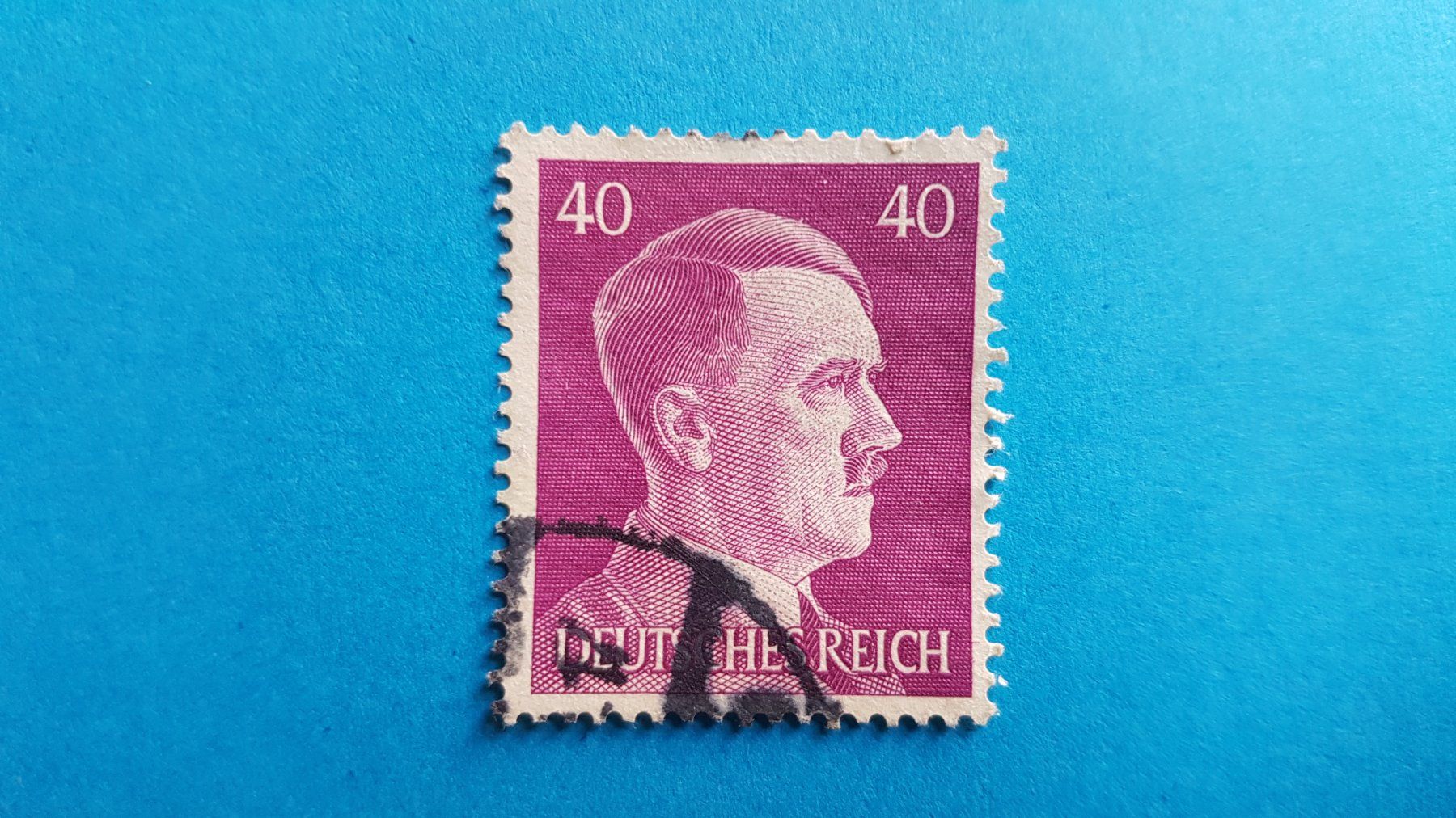 Tutti i francobolli: 40 Pfennig - DR - Hitler - 194x – Usato da Reinach BL venduto da Dexy62