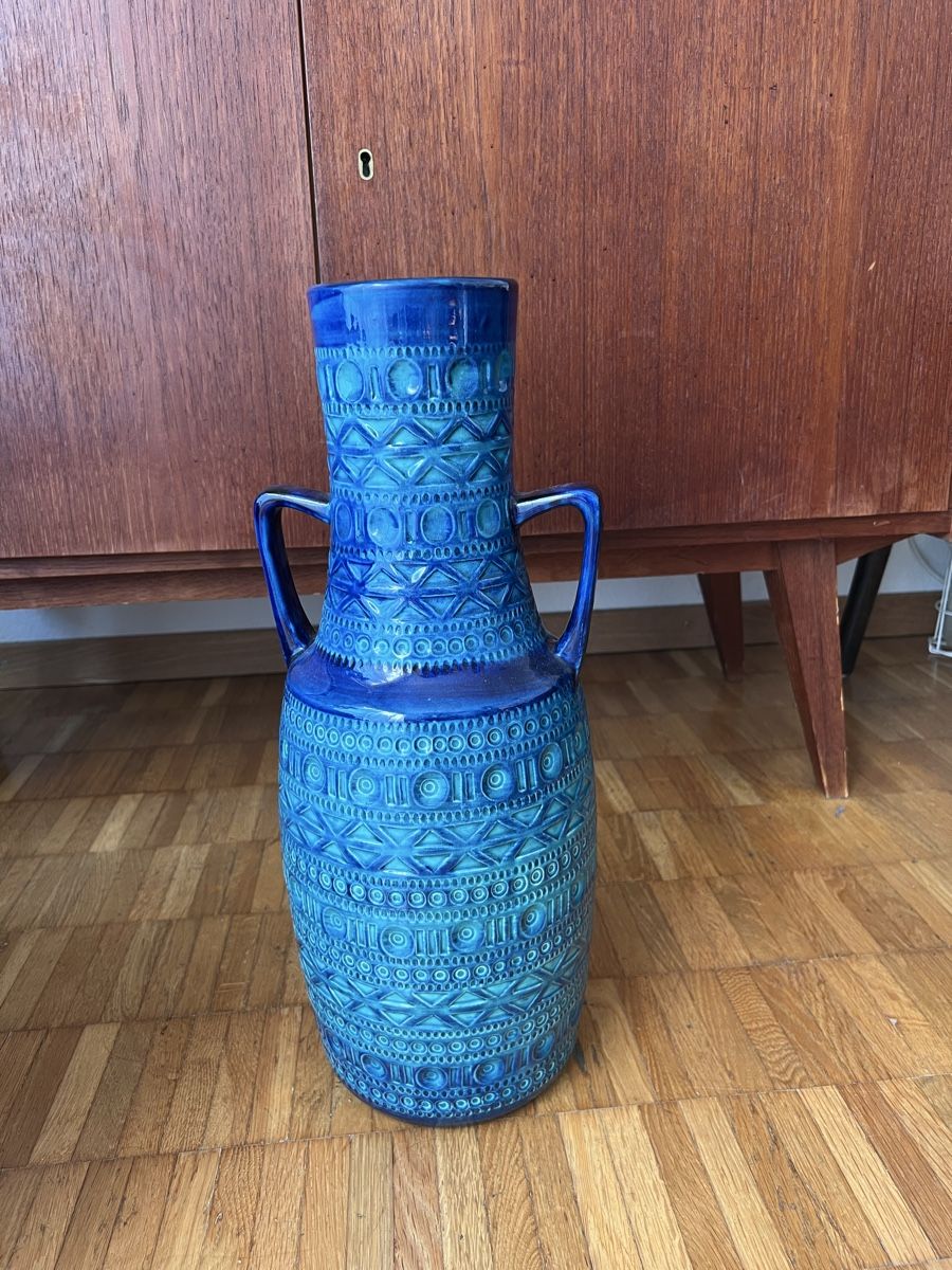 Vasen & Gefässe: Extra Large Mid-Century Vase – Gebraucht aus Zürich von Zurich_TimeCapsule
