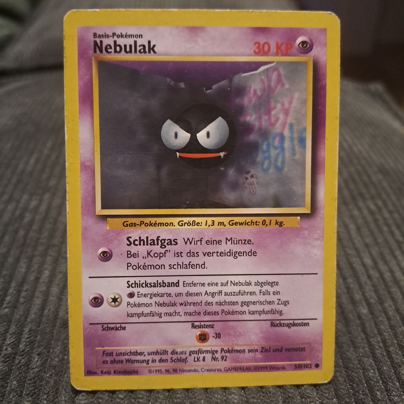 Pokémon Carte collezionabili: Nebulak, Base Set 50/102 – Usato da Düdingen venduto da Ruge91