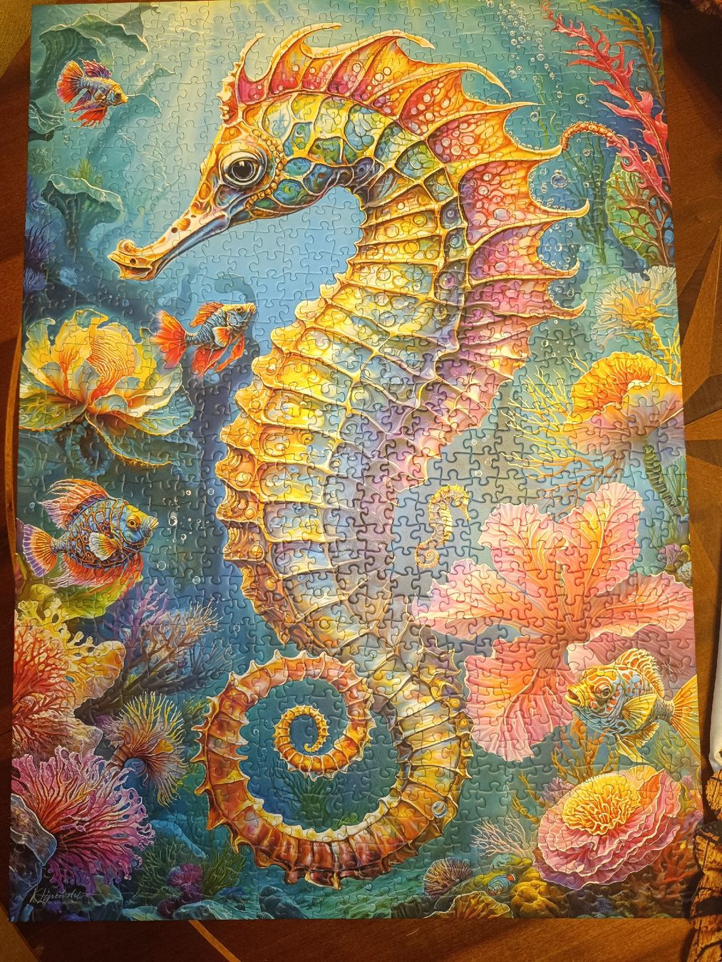 Puzzles: 1000er Puzzle Seepferdchen  – Neu (gemäss Beschreibung) aus Biberist von Belzebu