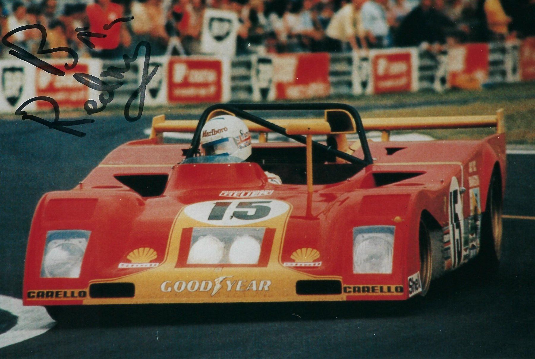 Autografi: Brian Redman, Marken-Weltmeisterschaft – Usato da Aarburg venduto da Hktm