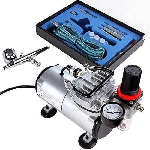 Compresseurs: Airbrush-Set Kompressor Mächtig Luftstro Luftstrom Luftdruck – Neuf avec emballage d'origine à Hundwil par pak_7zvn 1