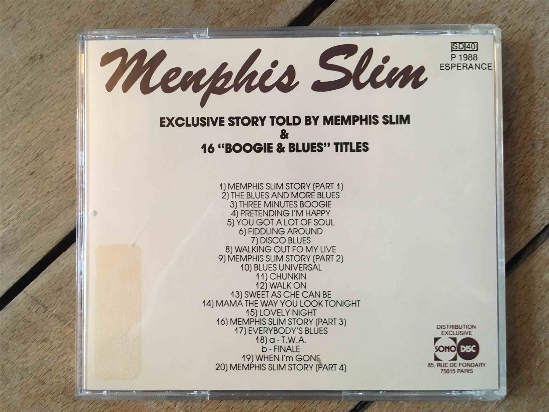 CD: Memphis Slim "Menphis Slim" (sic!) 1988 – Usato da Luzern venduto da Needful_Things 1