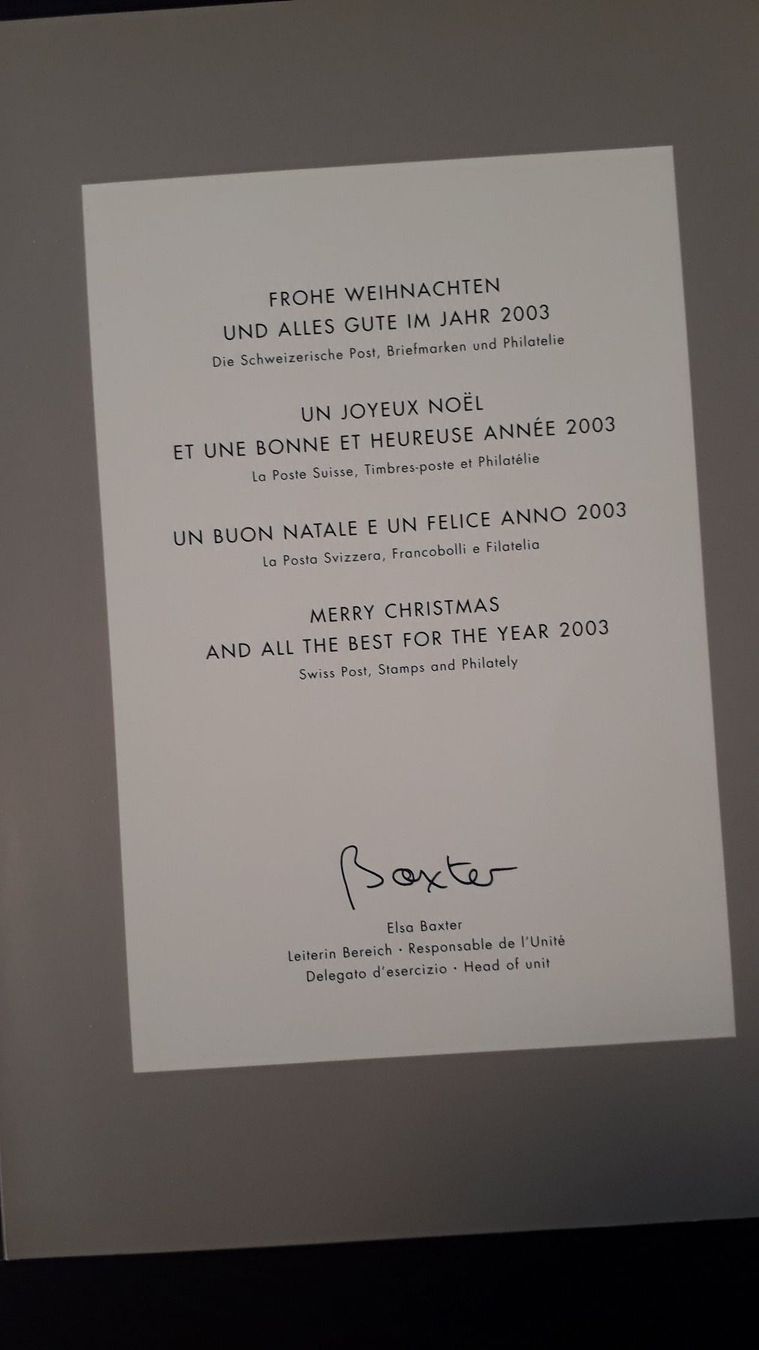 Tutti i francobolli: Sonder - Briefmarke Weihnachten 2002 – Usato da Freudwil venduto da Feenland2010 3