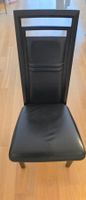 Eleganter Esszimmerstuhl schwarz – gebraucht 6 Stk.