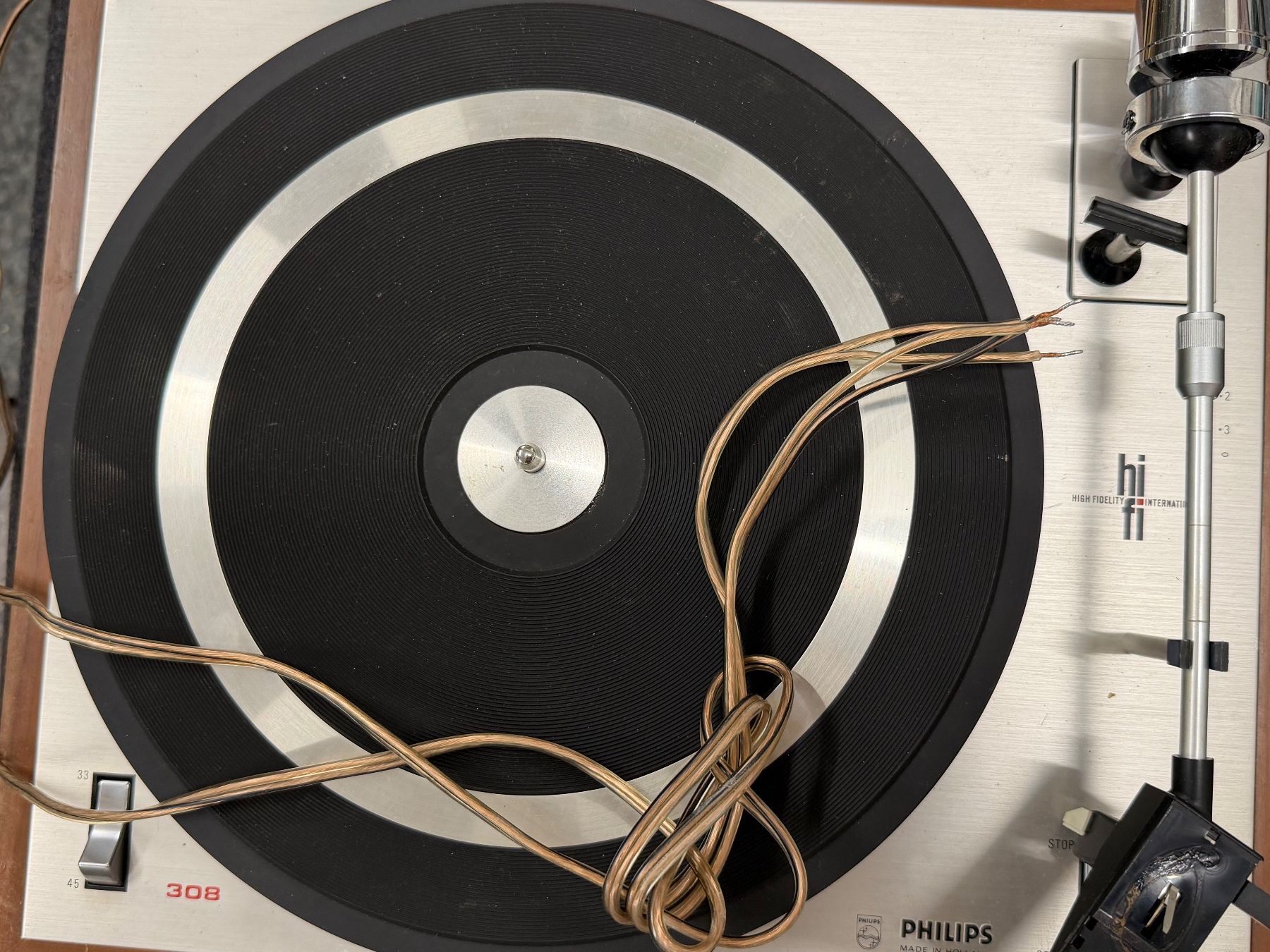 Philips Plattenspieler: Philips 308 – Defekt aus Biel/Bienne von MrP_WatchesBiel 3