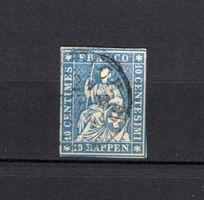 1854 - 62  Sitzende helvetia  N ° 23  ????  voir Photos