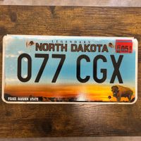 🇺🇸 U.S. Autoschild - North Dakota 077 CGX - ORIGINAL