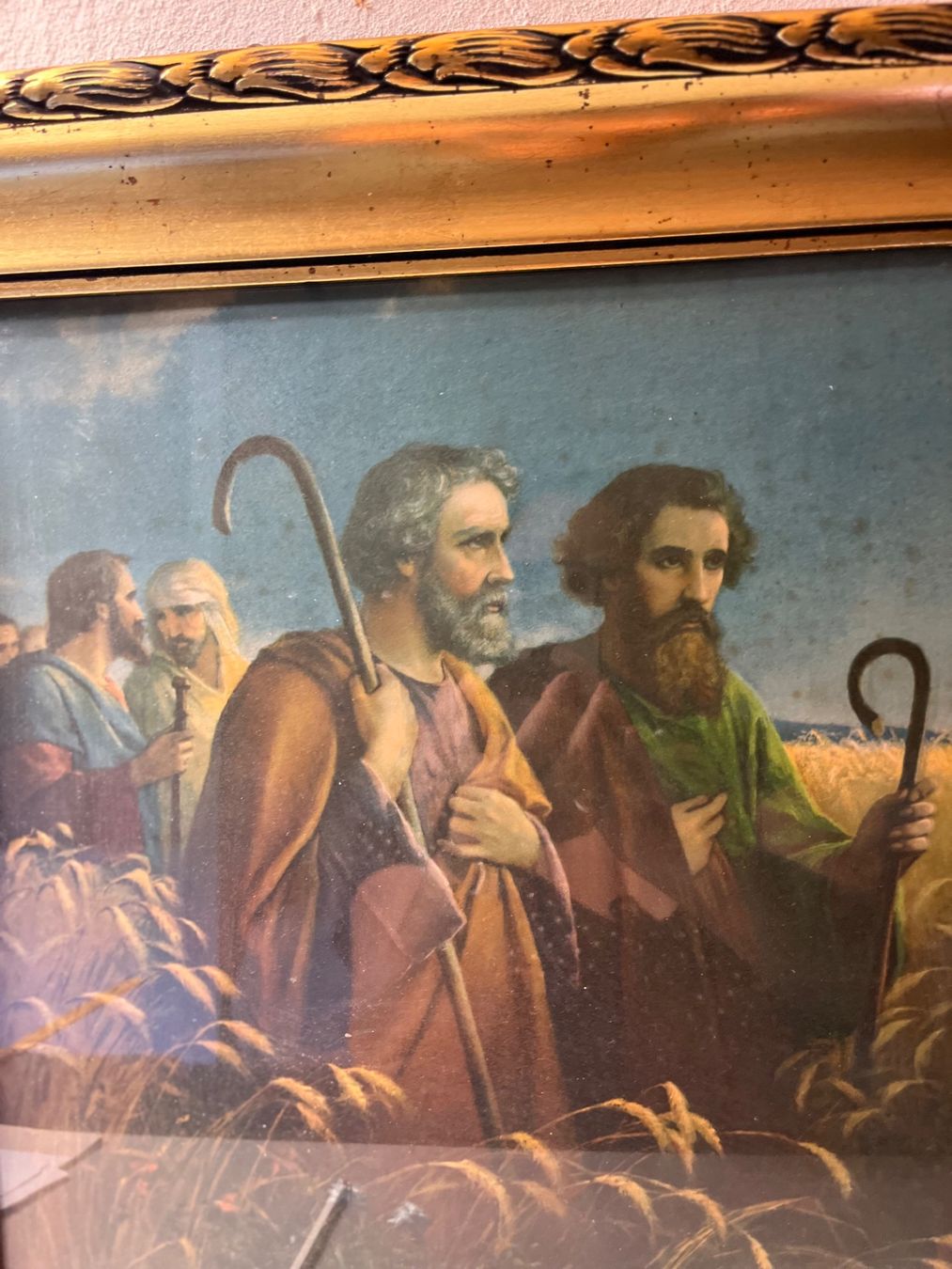 Tableaux: Bild hinter Glas auf Karton gemalt – D'occasion à Niederrohrdorf par Oldfan 2