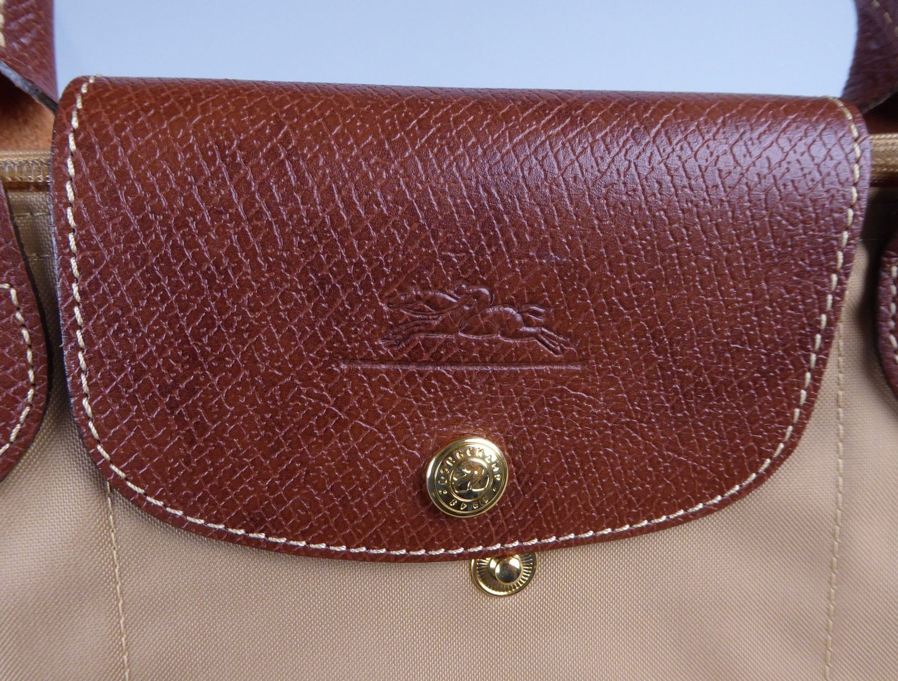 Longchamp Borse: Longchamp Le Pliage Tasche, hellbraun gebraucht – Usato da Volketswil venduto da brockipfannenstil 7