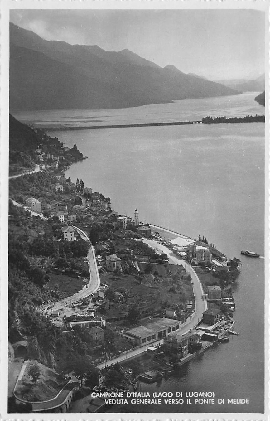 Cartes postales: Campione d'Italia, Melide – D'occasion à Ottikon b.Kemptth. par Neptun1974