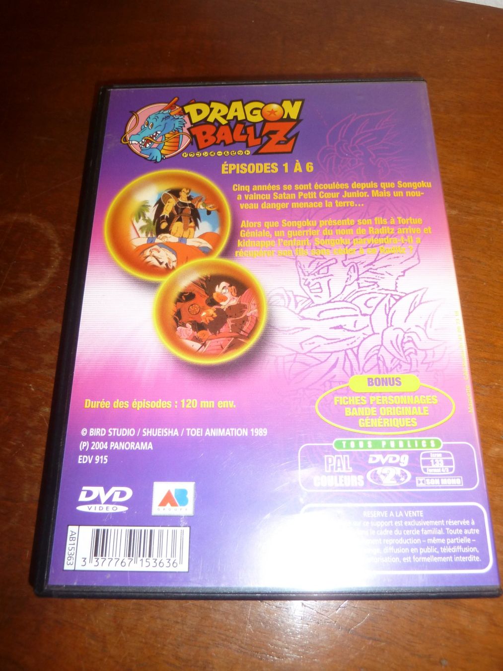 Alle DVDs: Dragon Ball DVD no 1 Fr – Gebraucht aus Biel/Bienne von alex-841 1