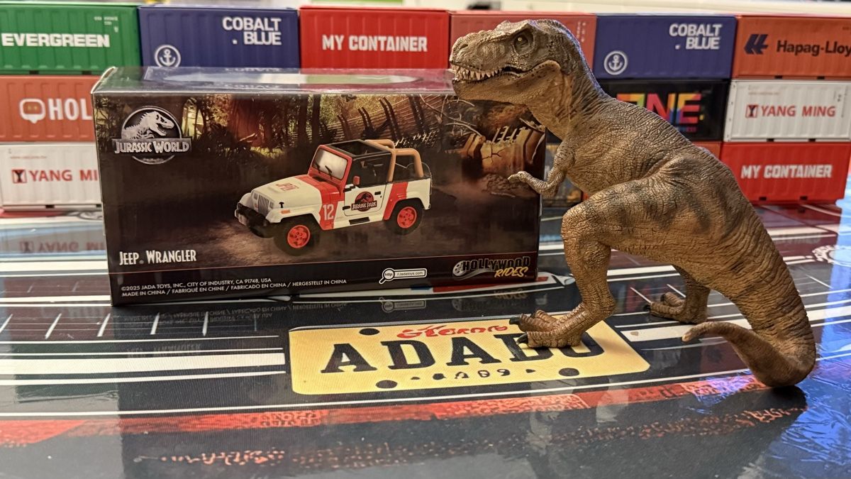 Jada Toys Modellini d'auto: Jeep Wrangler Jurassic World 1:24 – Nuovo e nell'imballaggio originale da Basel venduto da Zomeg 4