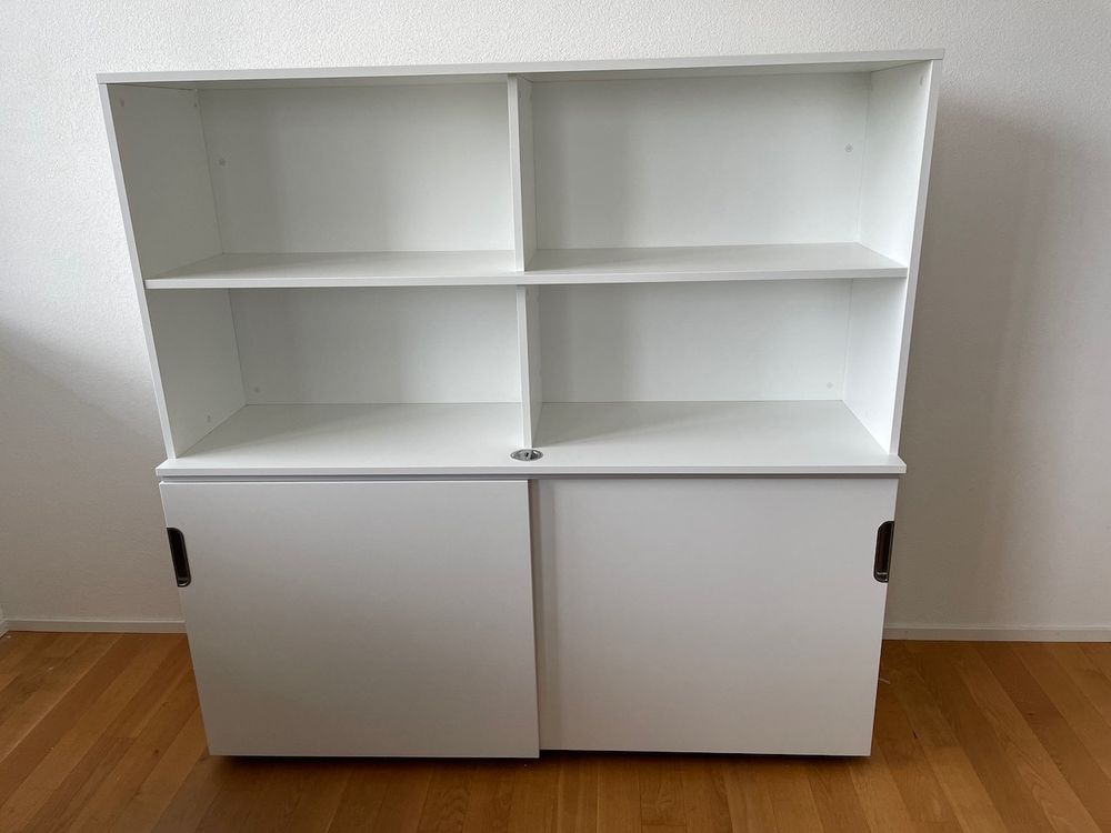 Sideboard, weiss 160x45x160 mit Zahlenschloss Kaufen auf Ricardo