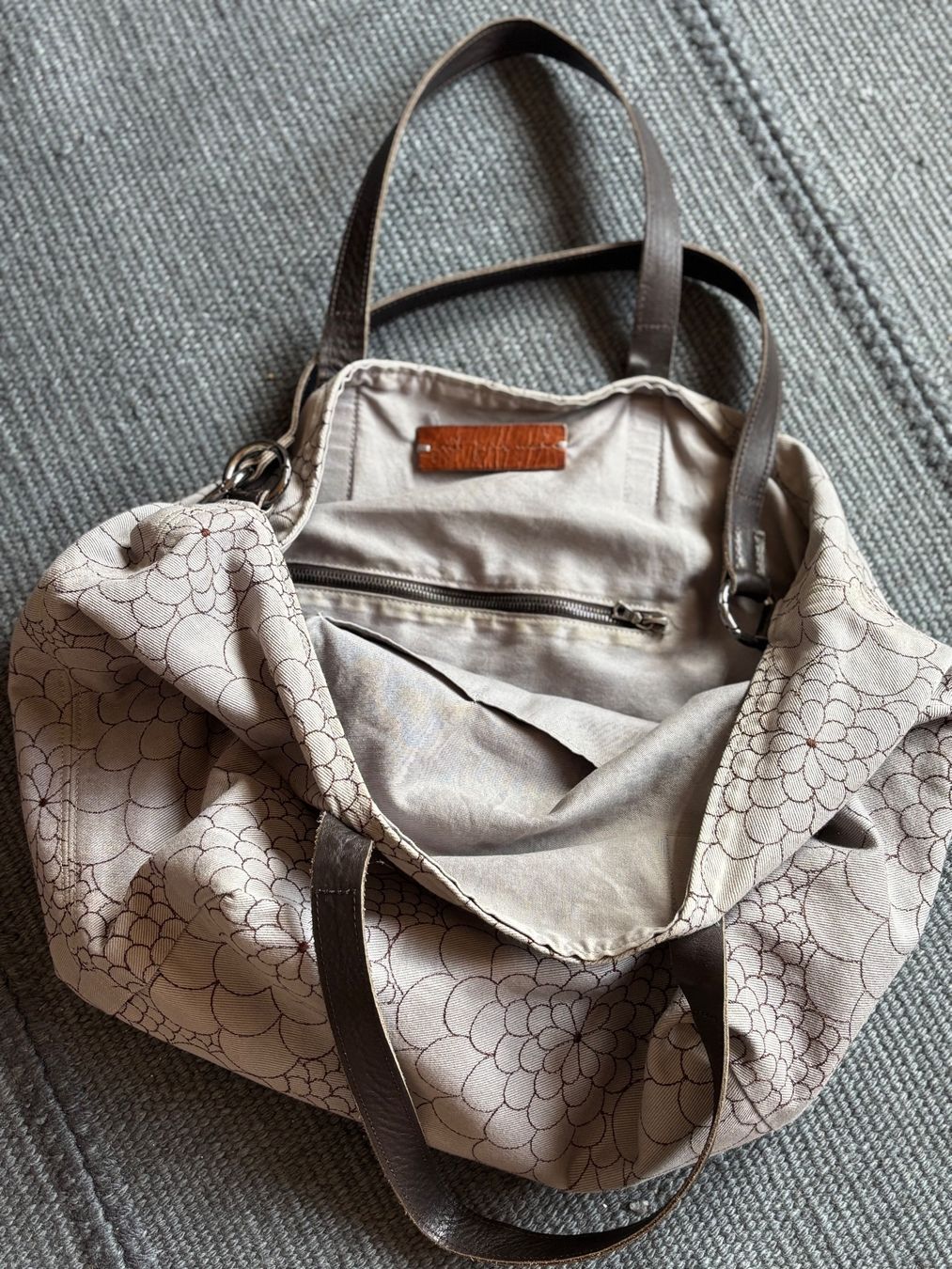 Borse da donna: Prêt pour moi Tote Bag Tasche grey/brown – Usato da Bennau venduto da Fury3 2