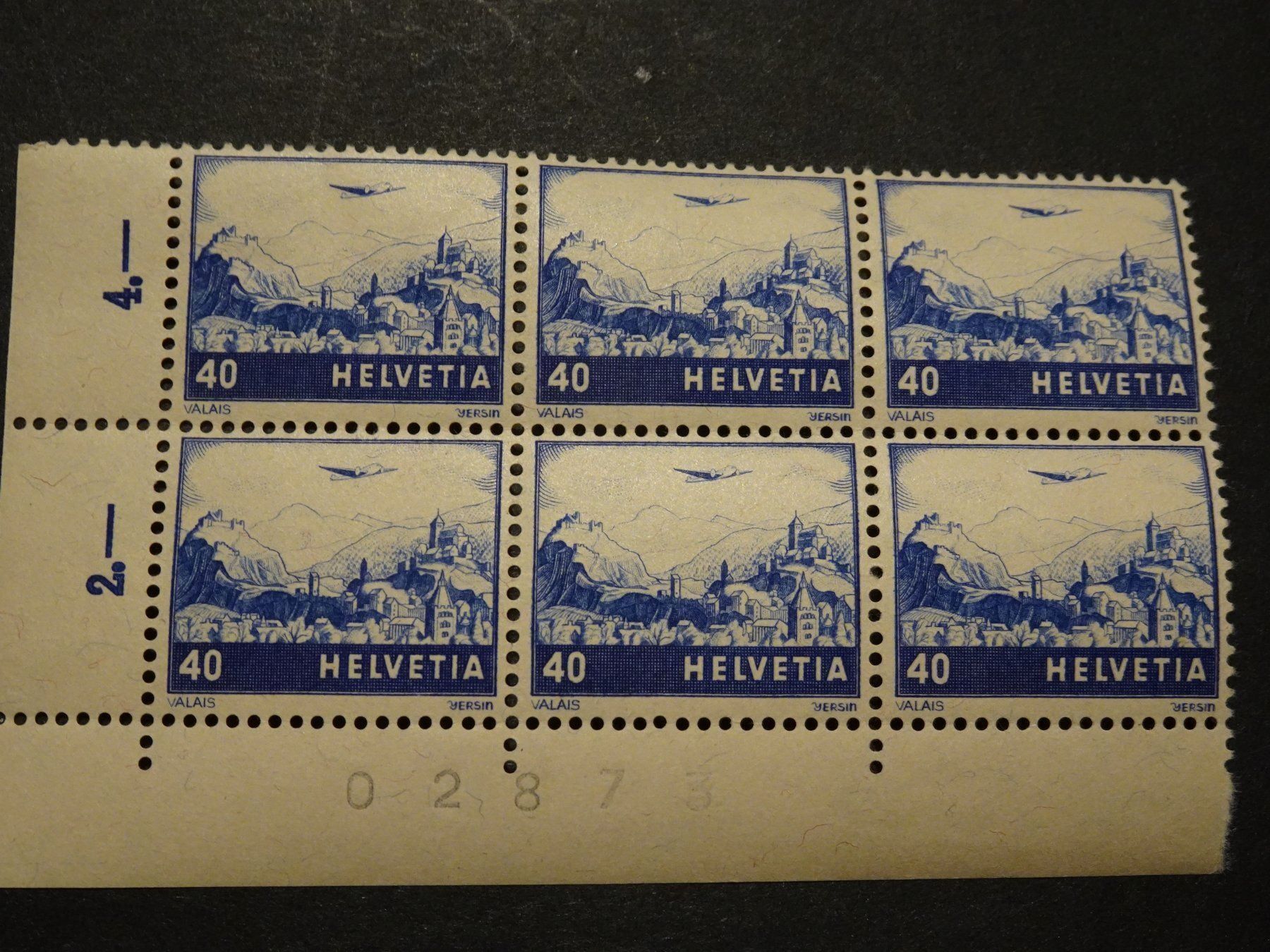 Tous les timbres: 1948 F44 FLUGPOST FARBÄNDERUNG POSTFRISC – Neuf (Voir description) à Eschenbach SG par eDaisy 1