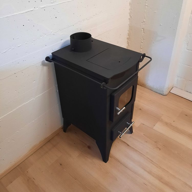 Czaja Fourneau Fusée Modulaire Avec Plaque Cuisson Et Poêle Fonte - Brasero BBQ Camping Fabriqué En Allemagne