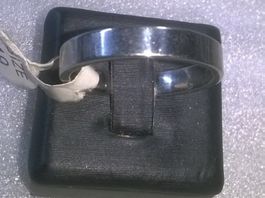 RING EDELSTHAL,,,SILBER FARBE,,,GLANZIG