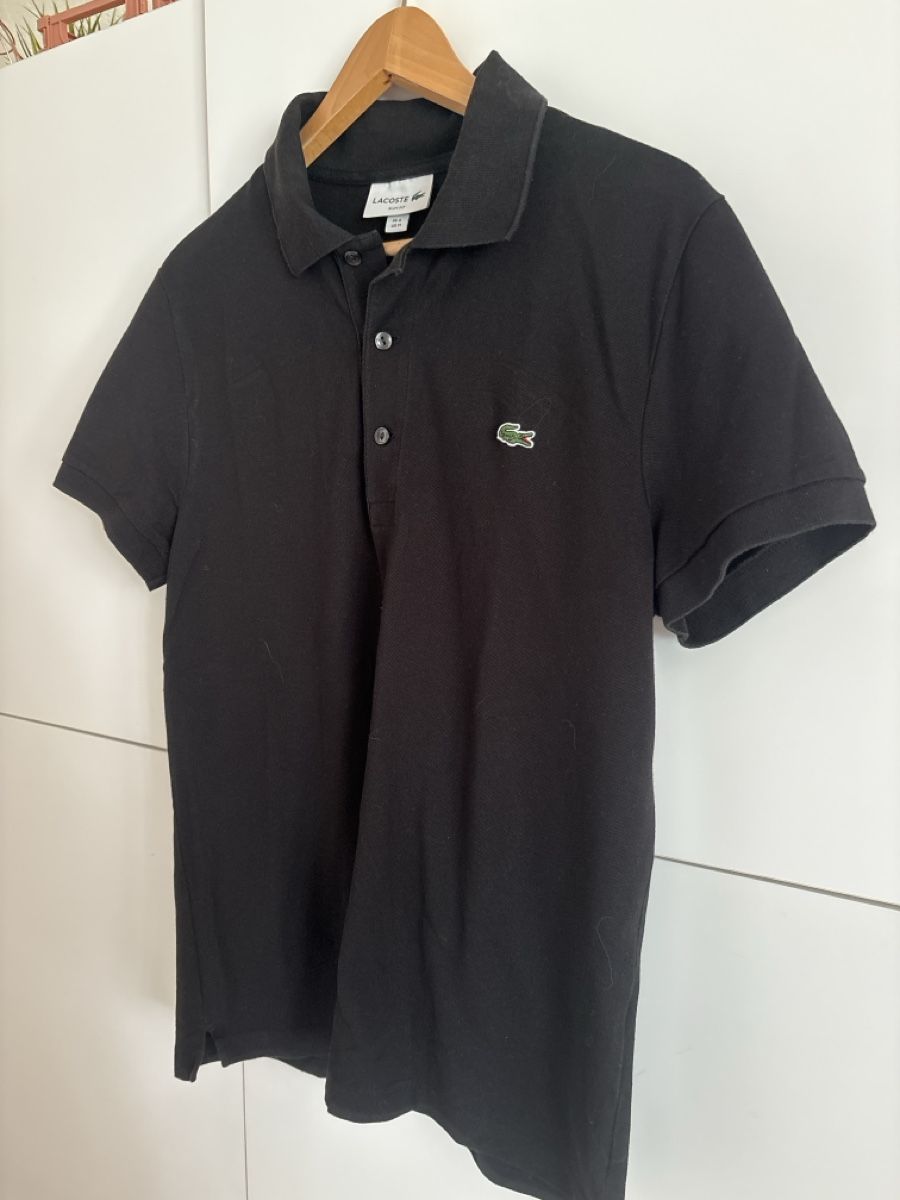 Lacoste Magliette Polo: Polo Lacoste noir, Taille M, Coupe Slim, – Nuovo (secondo la descrizione) da Pully venduto da kaba07 1