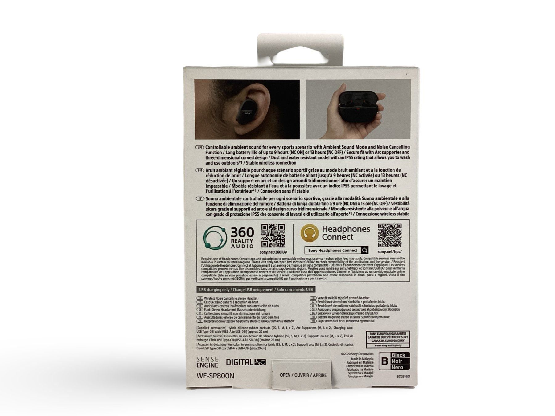 Sony Cuffie: SONY WF-SP800N Wireless – Nuovo (secondo la descrizione) da Lausanne venduto da van_8p85 7