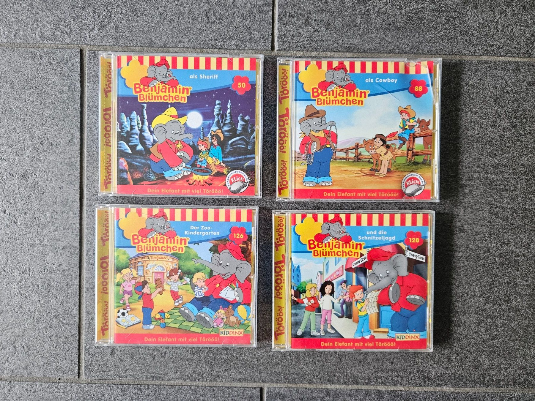 CD: Benjamin Blümchen, Kinder Hörspiele, 4 CDs – Usato da Winterthur venduto da Dage01